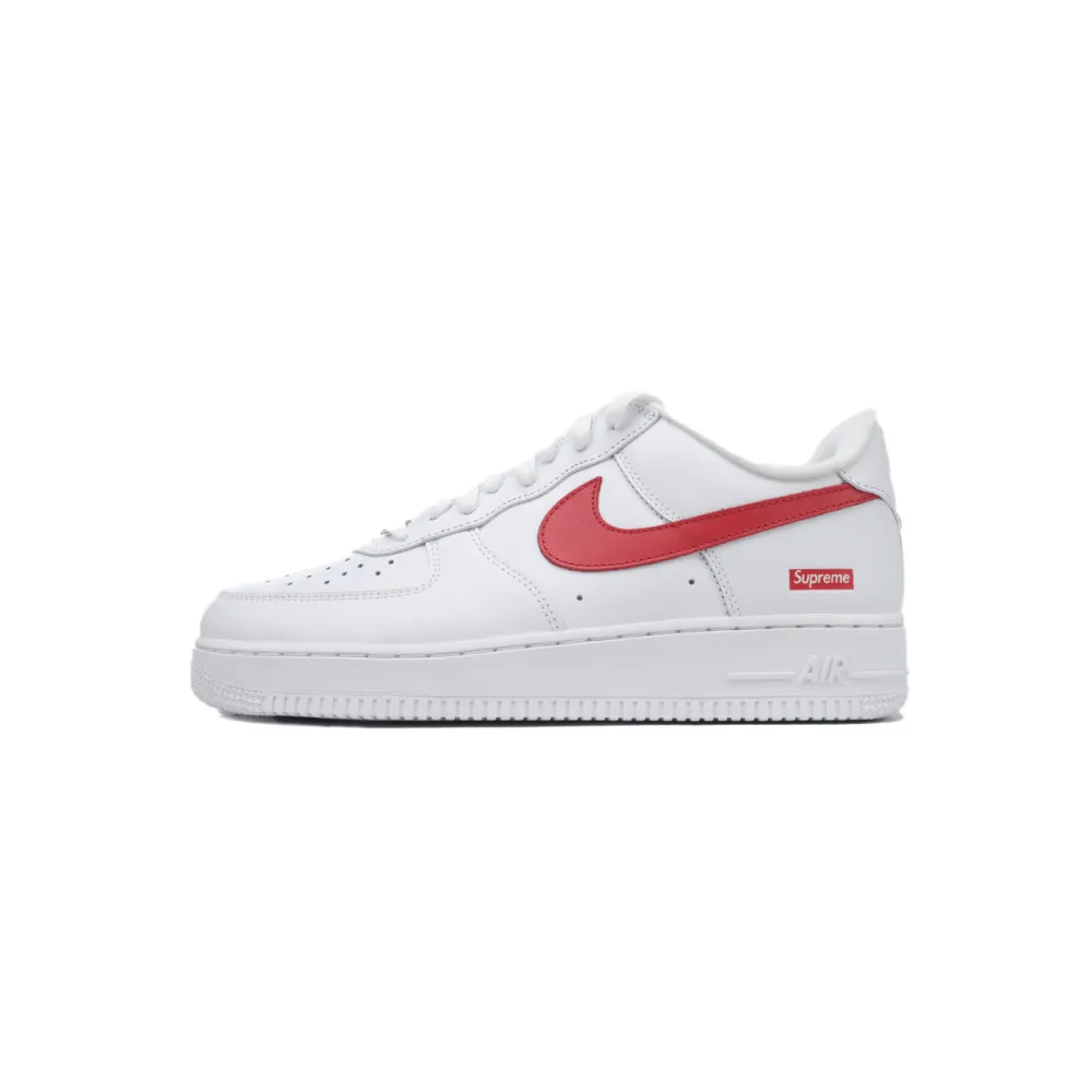 GET OG Supreme x Air Force 1 Low'Box Logo-Speed Red'Shanghai Exclusive CU9225-101