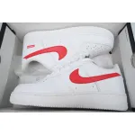 GET OG Supreme x Air Force 1 Low'Box Logo-Speed Red'Shanghai Exclusive CU9225-101