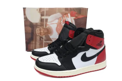 PKGoden  Air Jordan 1 Retro High OG Black Toe Reimagined DZ5485-106 02