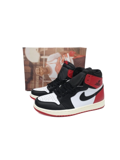 PKGoden  Air Jordan 1 Retro High OG Black Toe Reimagined DZ5485-106 02