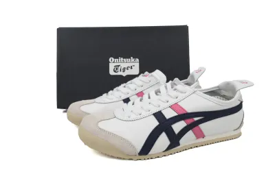 POP  Onitsuka Tiger Mexico 66 White Navy Pink THL7C2-0154 02