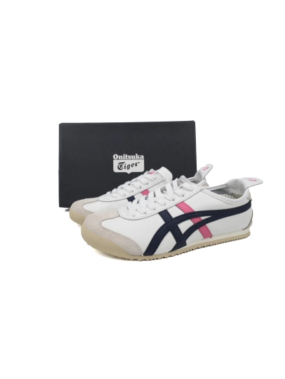 POP  Onitsuka Tiger Mexico 66 White Navy Pink THL7C2-0154 02
