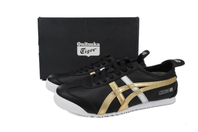 POP  Onitsuka Tiger Mexico 66 Black Gold Metallic D5V2L-9094 02