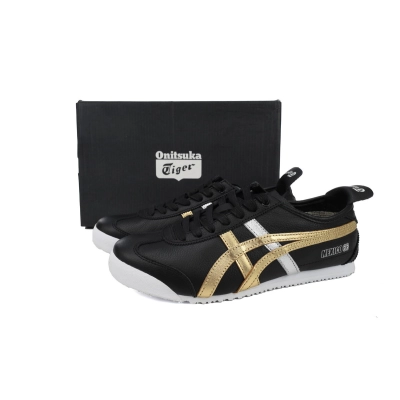 Special Sale Onitsuka Tiger Mexico 66 Black Gold Metallic D5V2L-9094 02