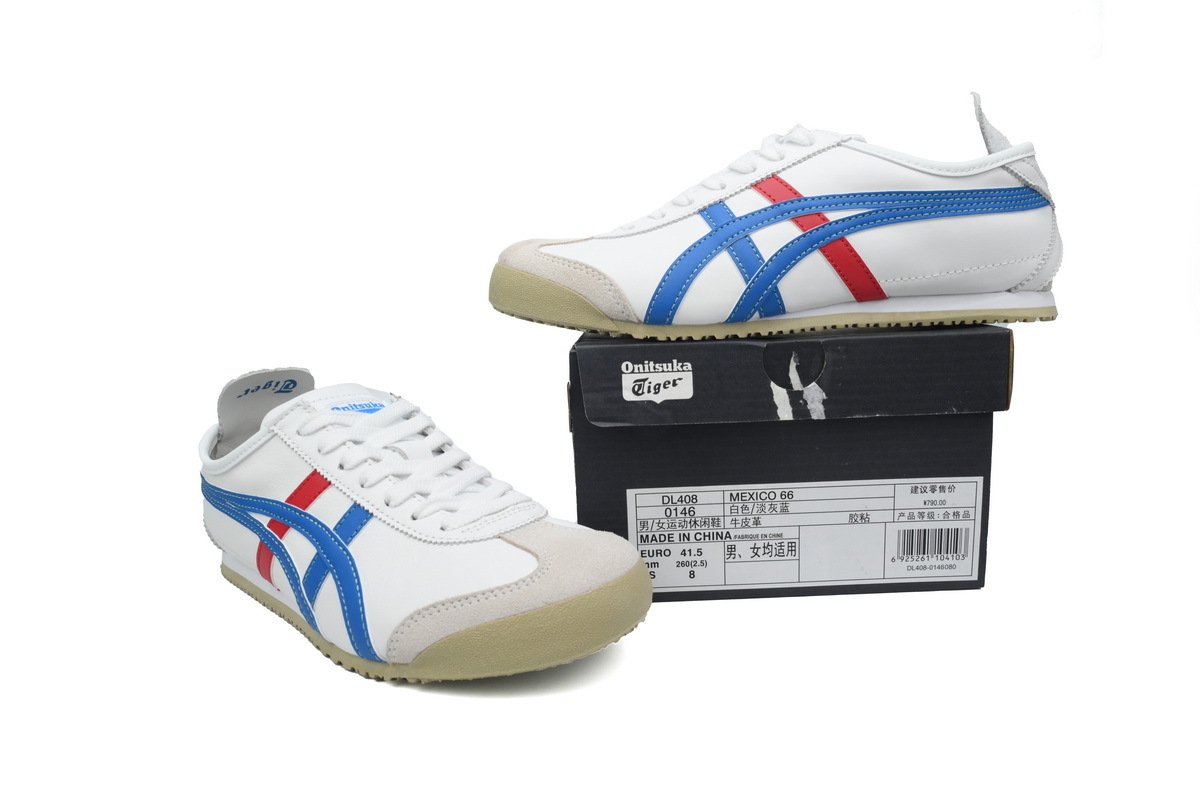 POP  Onitsuka Tiger Mexico 66 White Blue DL408-0146