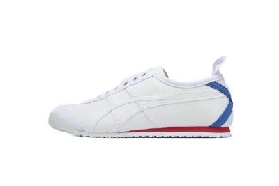 POP  Onitsuka Tiger Mexico 66 Slip-On White Blue D3K0N-100 01