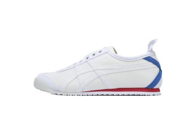 POP  Onitsuka Tiger Mexico 66 Slip-On White Blue D3K0N-100 01