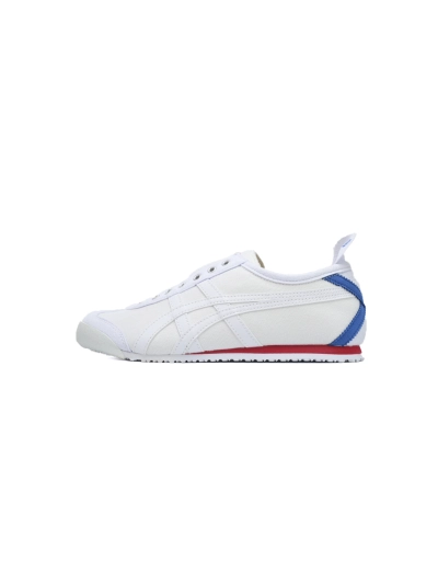 POP  Onitsuka Tiger Mexico 66 Slip-On White Blue D3K0N-100 01