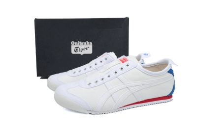 POP  Onitsuka Tiger Mexico 66 Slip-On White Blue D3K0N-100 02