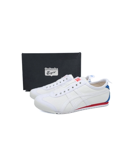 POP  Onitsuka Tiger Mexico 66 Slip-On White Blue D3K0N-100 02