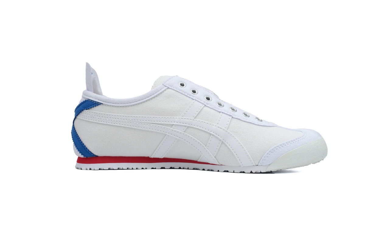 POP  Onitsuka Tiger Mexico 66 Slip-On White Blue D3K0N-100