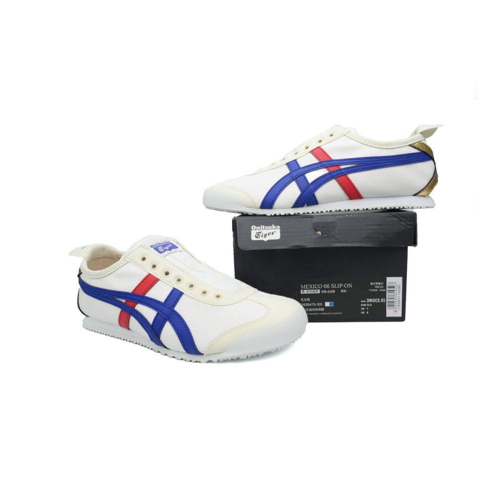 Special Sale Onitsuka Tiger Mexico 66 Slip-On Cream Tuna Blue 1183B475-100