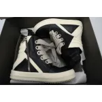  Rick Owens GeoBasket Oversized Eylet Black White