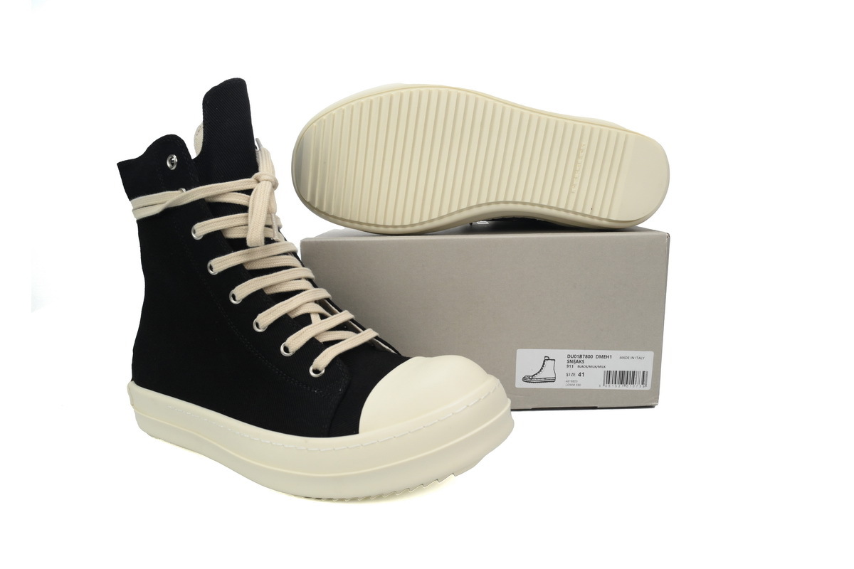 Rick Owens DRKSHDW Gethsemane High Black Milk