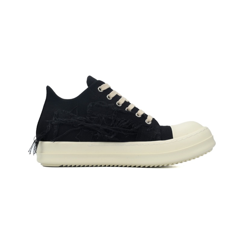Rick Owens EDFU DRKSHDW Slashed Low Black Milk