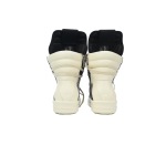 RICK OWENS/RO Geobasket Black and White RU02C7894LCGLPO-7511 
