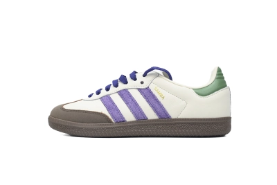 POP  Originals Samba OG Off White Purple Green ID8349  01