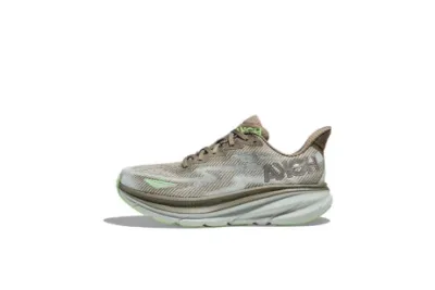 POP  HOKA Clifton 9 Olive Haze Mercury 1127895-OHMR 01
