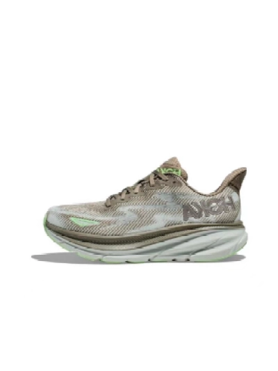 POP  HOKA Clifton 9 Olive Haze Mercury 1127895-OHMR 01