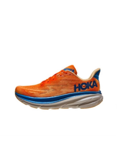 POP  HOKA Clifton 9 2E Wide Vibrant Orange Impala 1132210-VOIM 01