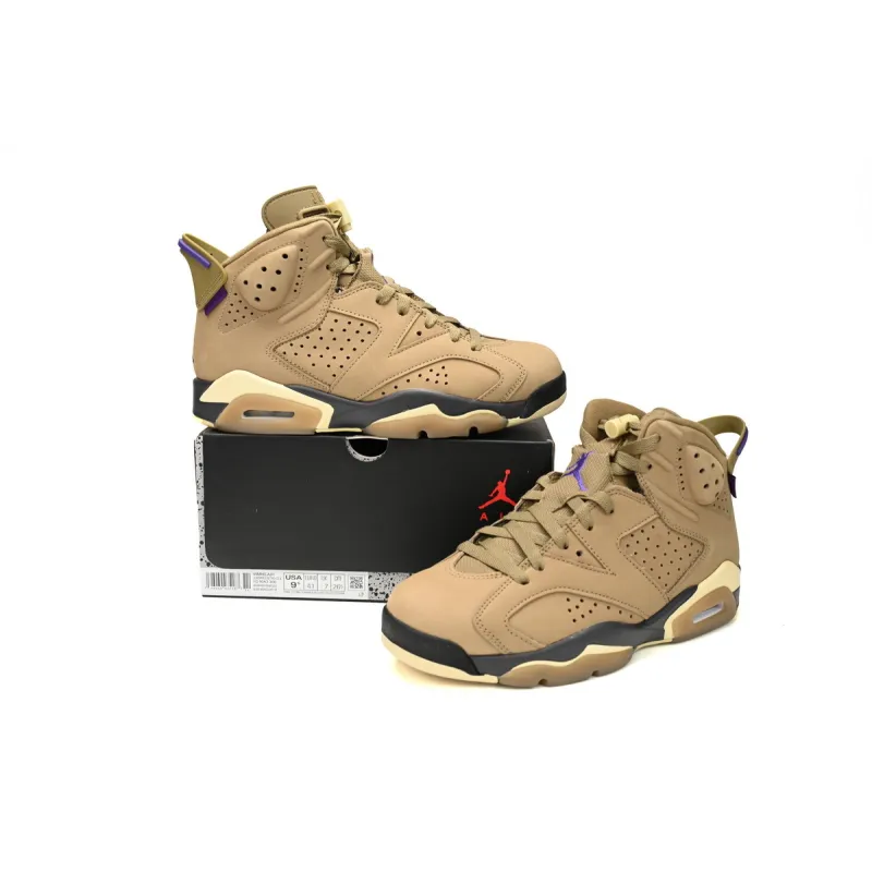 Perfectkicks Air Jordan 6 Gore-Tex Brown Kelp FD1643-300