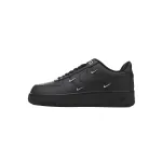 GET Air Force 1 Low Black Silver Mini Swoosh HQ1180-001 