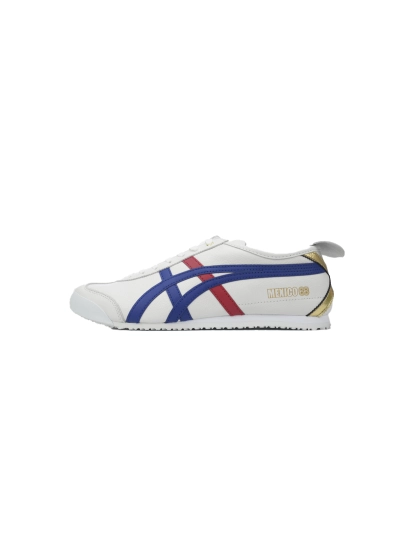 POP  Onitsuka Tiger Mexico 66 White Dark Blue Gold D507L-0152  01