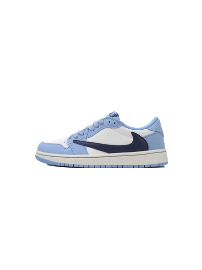 POP  Travis Scott x Air Jordan 1 Low Blue DM7688-400  01