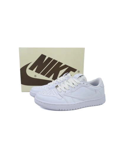 POP  Travis Scott x Air Jordan 1 Low White TD1228-111  02