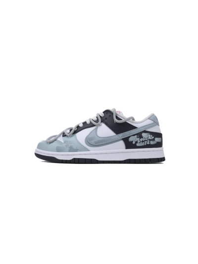 PKGoden  Dunk Low Black Grey Blue FB9109-401 01