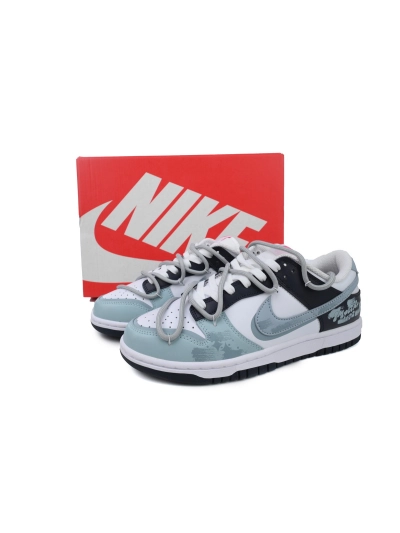 PKGoden  Dunk Low Black Grey Blue FB9109-401 02