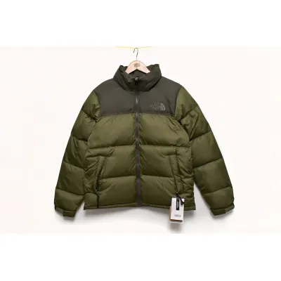 The North Face Grass Green Long-sleeved down jacket 01