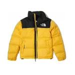 TheNorthFace Splicing White And Red Yellow Long-sleeved down jacket