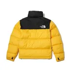 TheNorthFace Splicing White And Red Yellow Long-sleeved down jacket