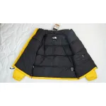 TheNorthFace Splicing White And Red Yellow Long-sleeved down jacket