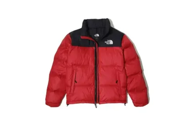 TheNorthFace 1996 Collection Retro Nuptse Down Jacket Unisex Orange Red 01