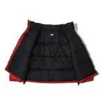 TheNorthFace Splicing White And Orange Long-sleeved down jacket