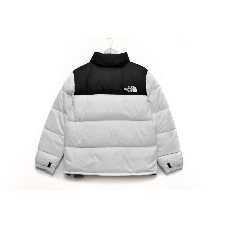 TheNorthFace Splicing White And Black Long-sleeved down jacket