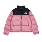 The North Face Splicing White And Lotus Root Starch Long-sleeved down jacket