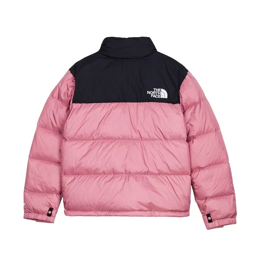 TheNorthFace Splicing White And Lotus Root Starch Long-sleeved down jacket