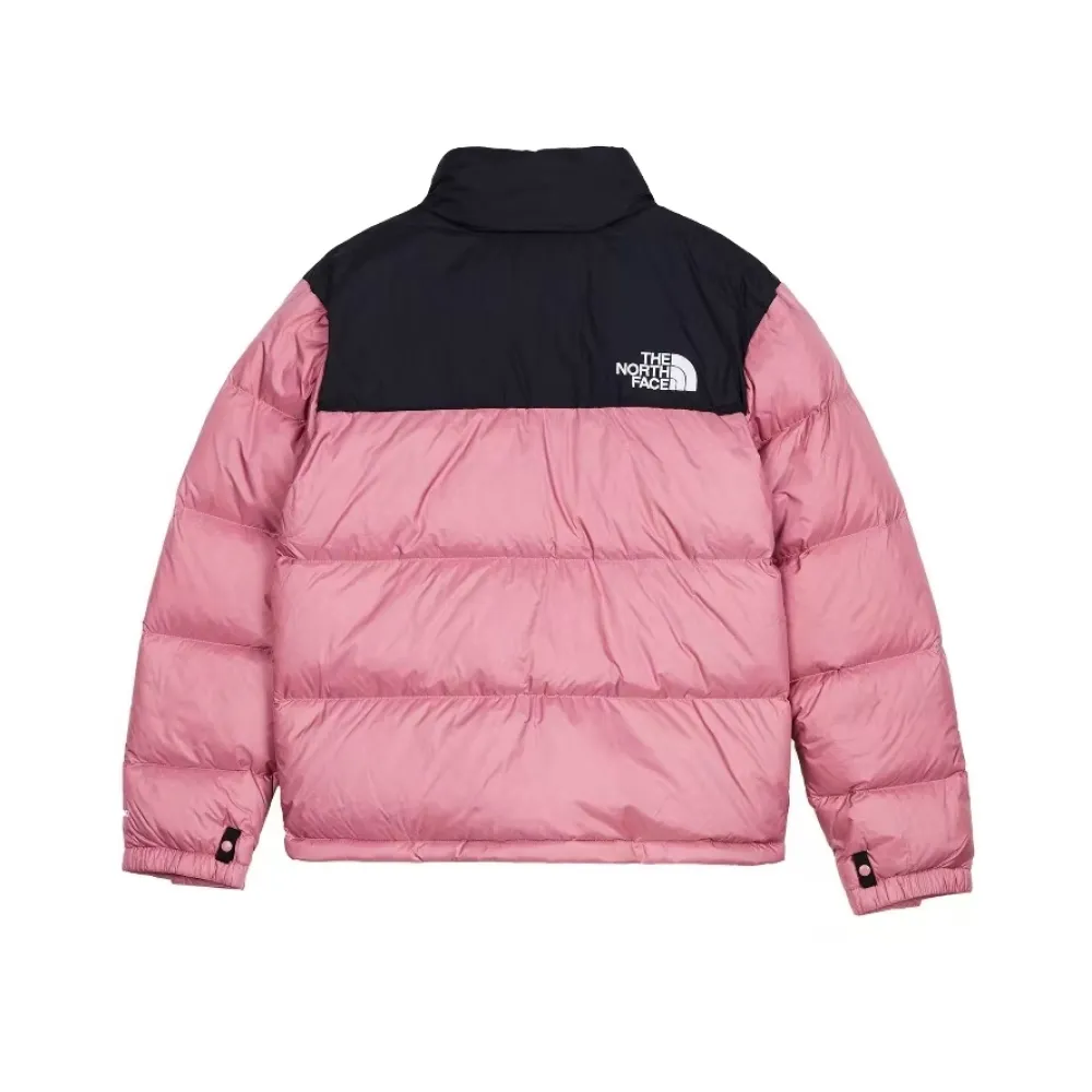 The North Face Splicing White And Lotus Root Starch Long-sleeved down jacket