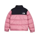 The North Face Splicing White And Lotus Root Starch Long-sleeved down jacket