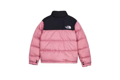 The North Face Splicing White And Lotus Root Starch Long-sleeved down jacket 02