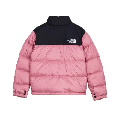 TheNorthFace Splicing White And Lotus Root Starch Long-sleeved down jacket 02