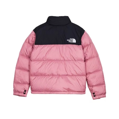 TheNorthFace Splicing White And Lotus Root Starch Long-sleeved down jacket 02