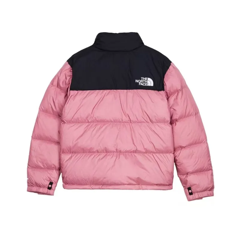 The North Face Splicing White And Lotus Root Starch Long-sleeved down jacket
