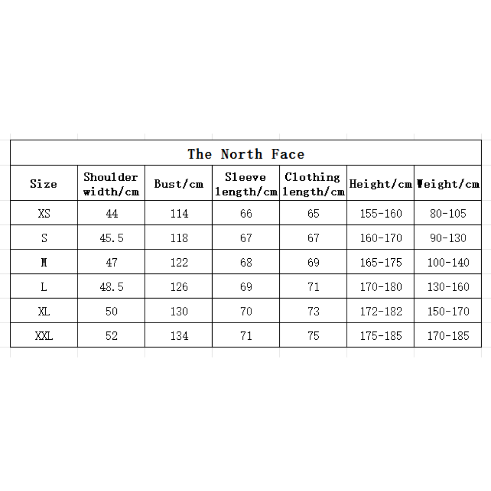 TheNorthFace Splicing White And Lotus Root Starch Long-sleeved down jacket