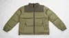 TheNorthFace Splicing White And Double Green Long-sleeved down jacket