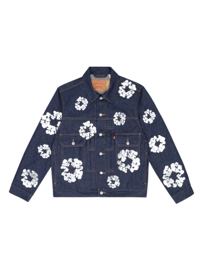  Denim Tears Type - 2 All Over Wreath Raw Jacket 01