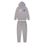 Trapstar Chenille Decoded Hoodie Tracksuit -Grey